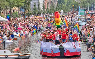 KNRB vaart mee in Canal Parade 2018