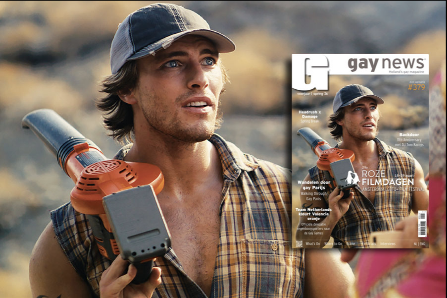 Twee artikelen in Gay News over Pride & Sports